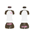 WHITE CHEETAH GIRLY SET