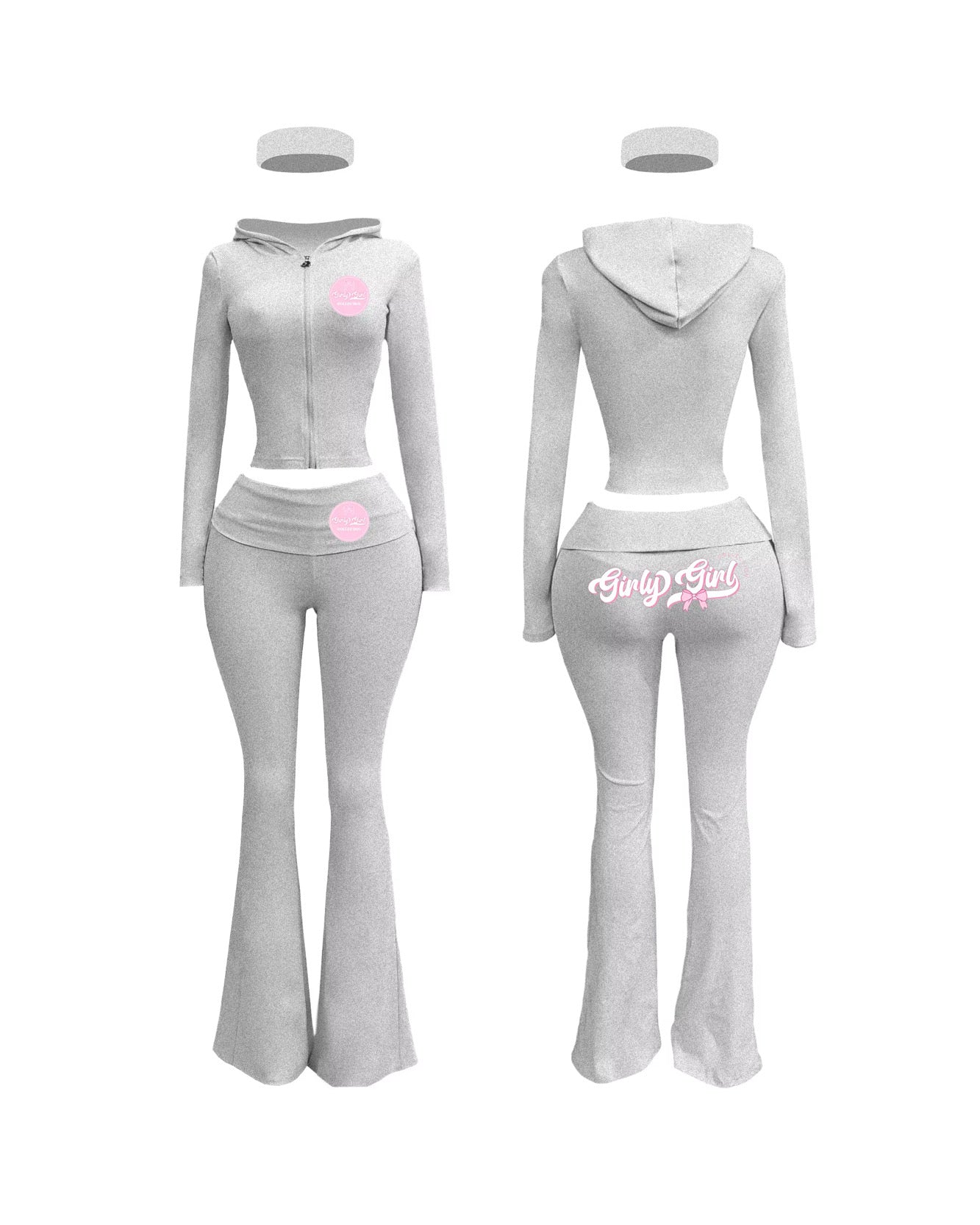 GREY GIRLYGIRL SET